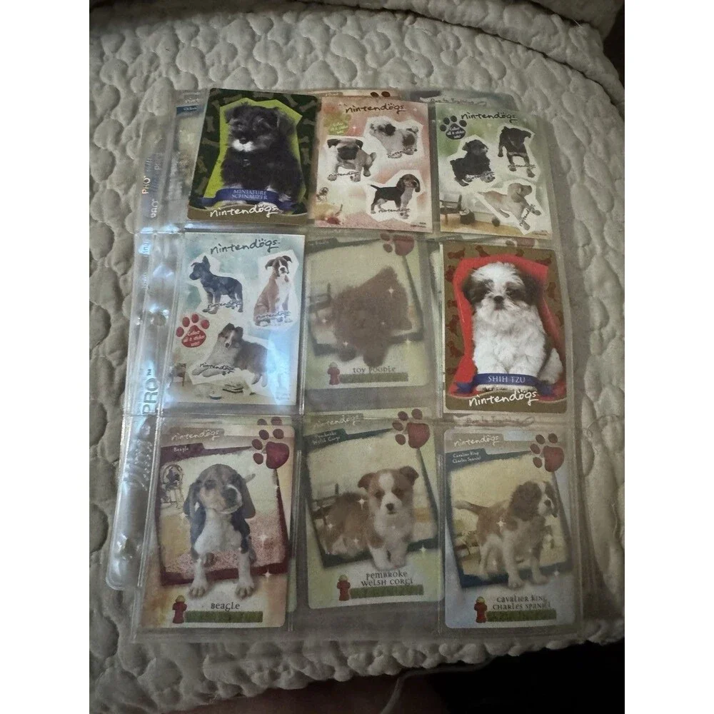 Huge Nintendogs Trading Card Lot Nintendo DS Dog Breed Puppy Cards Mixed Series